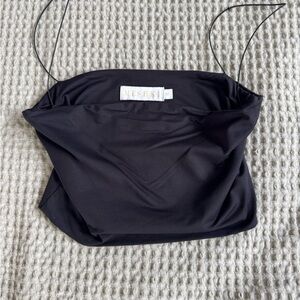 Meshki Elegant Black Camisole Top